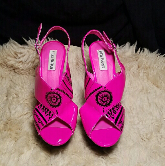 Steve Madden Shoes - Custom OOAK Steve Madden Pink Platform Heels